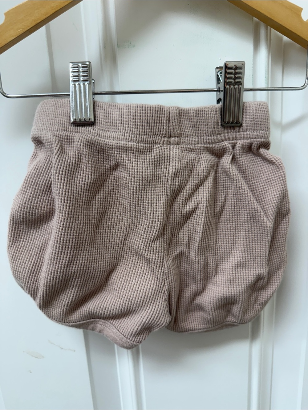 Nui Organics Dusty Mauve 100% Organic Cotton Shorts - Picture 3 of 3
